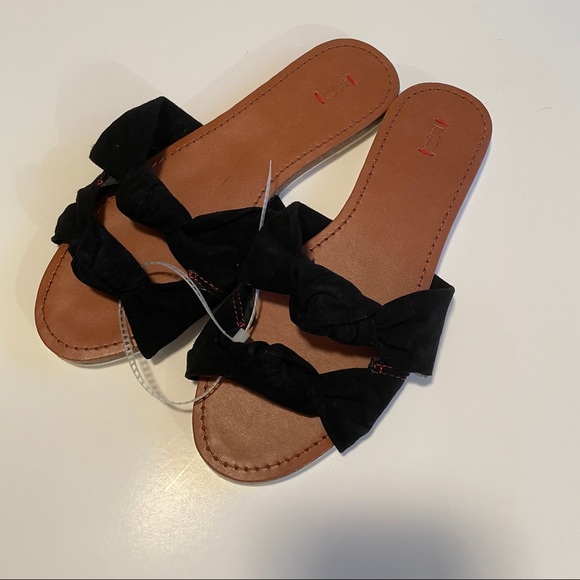 ED by Ellen Black Knot Sandals 7.5 - Picture 3 of 7